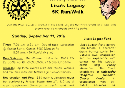 Lisa’s Legacy Run 2.0