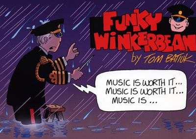 Funky Winkerbean: Music is Worth It… Music is Worth It… Music is