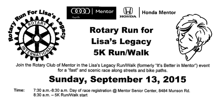 Lisa’s Legacy Run 2015