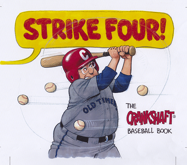 Tom Batiuk talks about Crankshaft, featured in ‘Strike Four,’ a baseball compilation of the comic strip